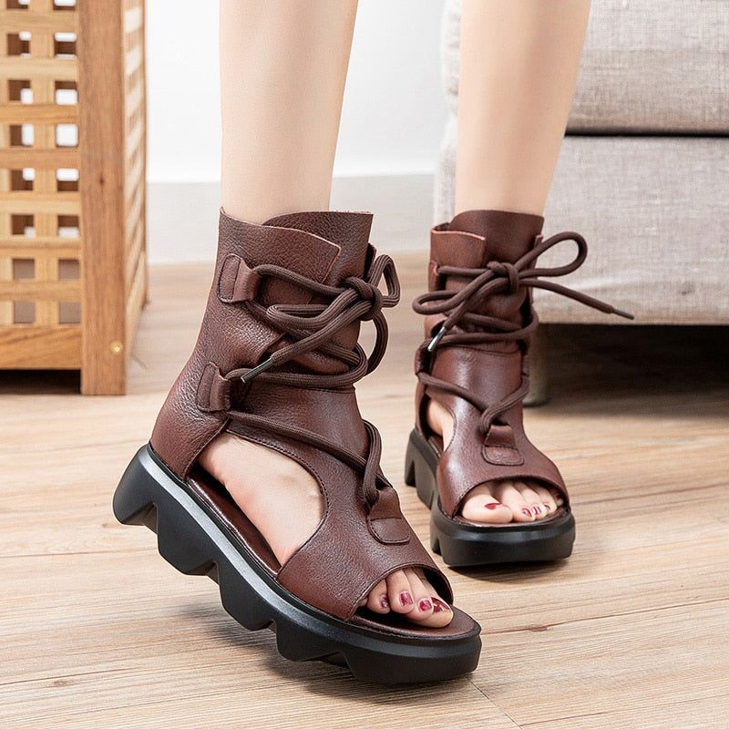 Casual Shoes Leather Handmade Ankle Boots S2212