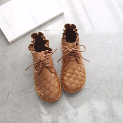 Casual Shoes Leather Handmade Flats Ankle Boots MGLS1127