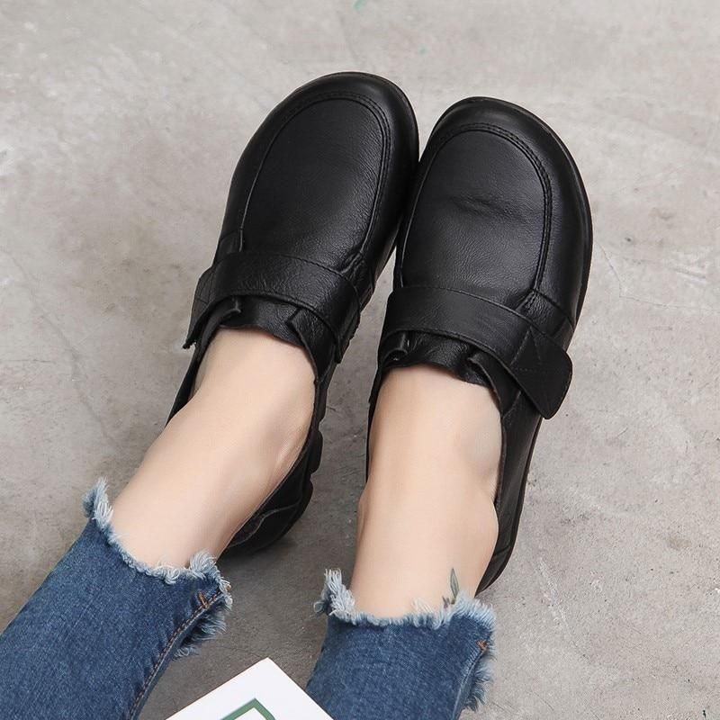 Casual Shoes Leather Handmade Loafers Flats