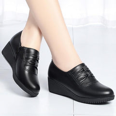 Casual Shoes Pumps Wedges Black High Heels 8308