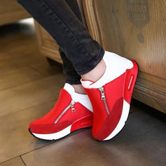 Casual Shoes With Jeans Thick Wedge Tennis Sneakers