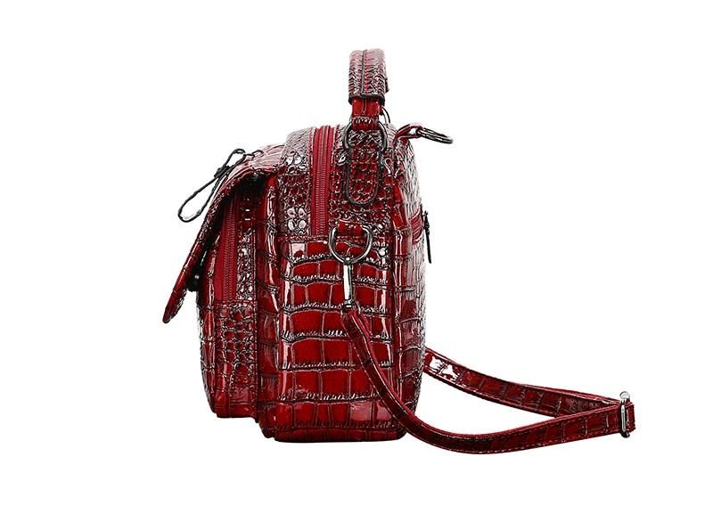 Cool Backpacks PU Leather Red  Mini Backpack 2021