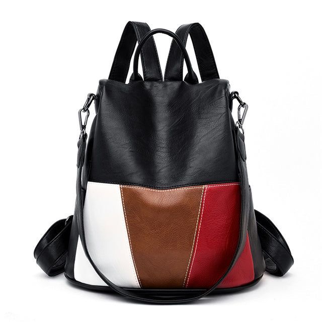 Cool Backpacks V2S0249 Leather School Shoulder Bags