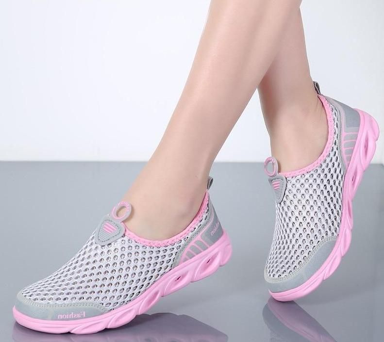 Unisex Casual Shoes Slip-On Summer Breathable Flats