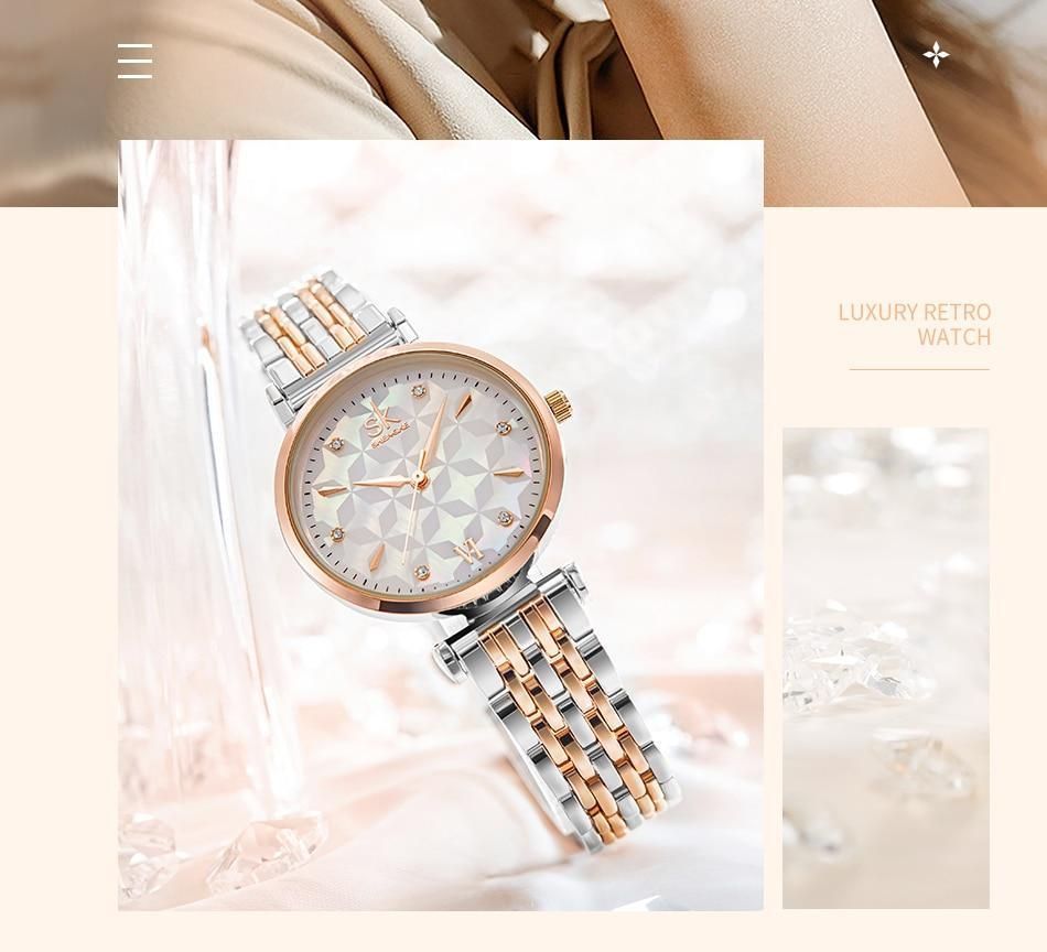 Simple Watch Silver Classical Wristwatch K0136