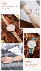 Simple Watches Flower Japanese Quartz #K0149