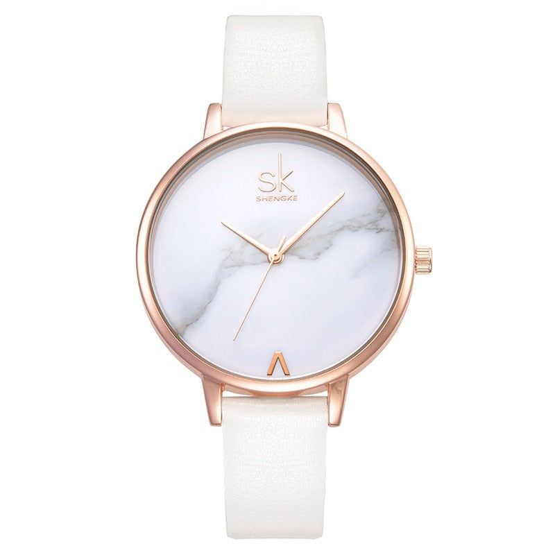 Simple Watches Marble  Leather Quartz #K0137