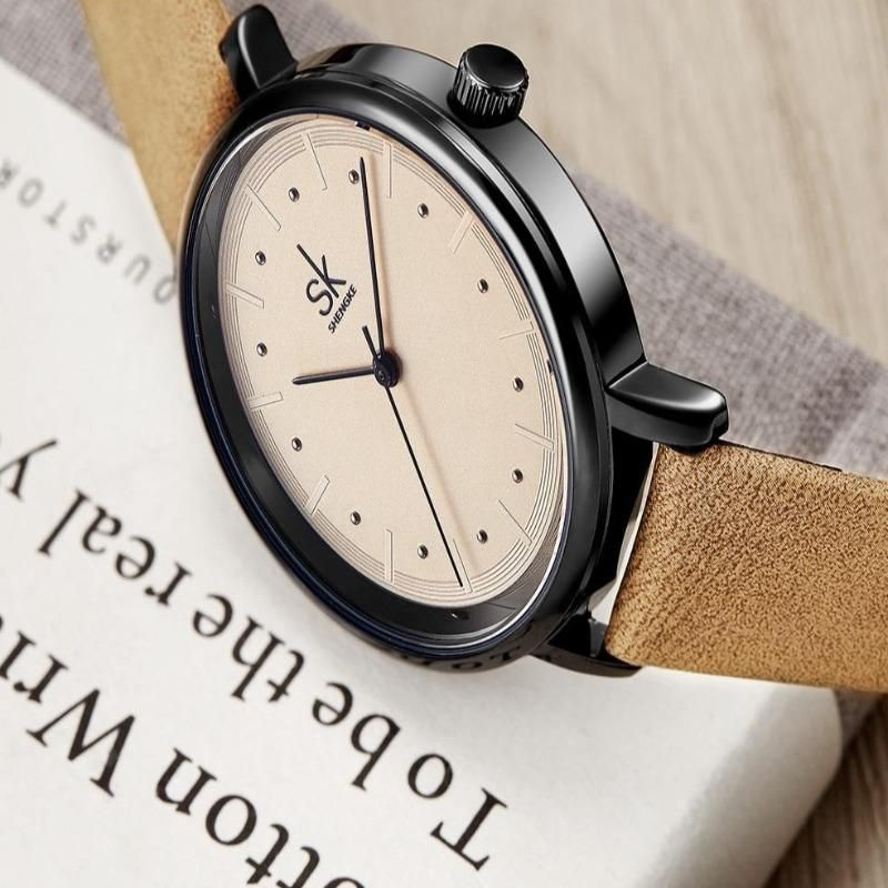 Simple Watches Retro Leather Wristwatches #K8005