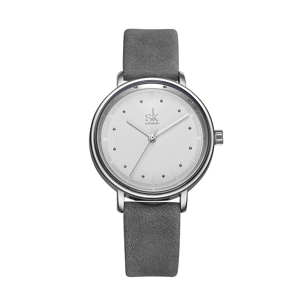 Simple Watches Retro Leather Wristwatches #K8005