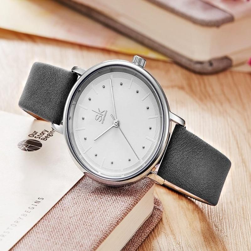 Simple Watches Retro Leather Wristwatches #K8005