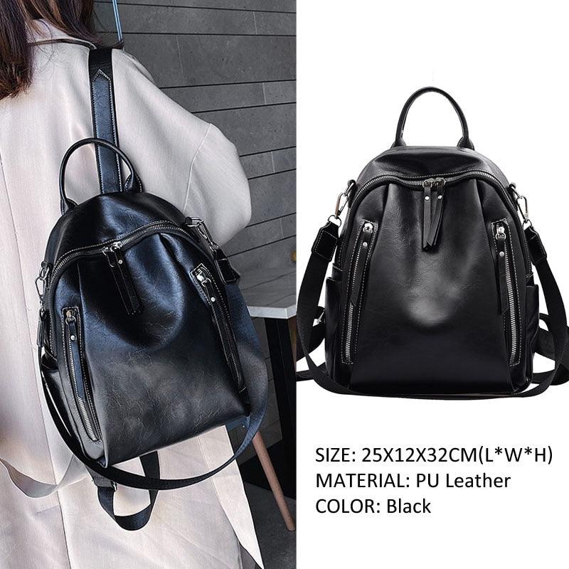 XA216H Cool Backpack: High-Quality Leather Shoulder Bag