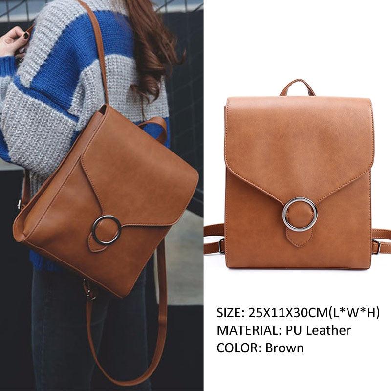 XA216H Cool Backpack: High-Quality Leather Shoulder Bag