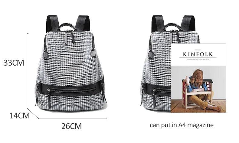 XA250H Nylon Cool Backpack: Lightweight, Casual, and Large School Bags