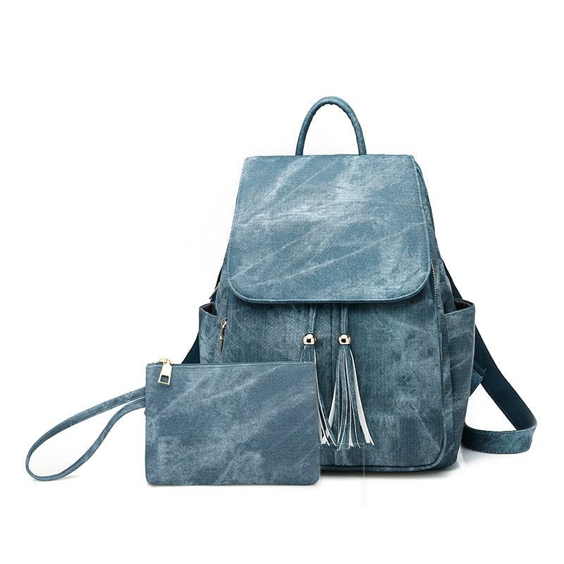 XA506H  Cool Leather Backpacks: Solid School Bags