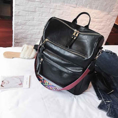 XA529H Leather Cool Backpacks: Students School & Multifunction Travel Bags