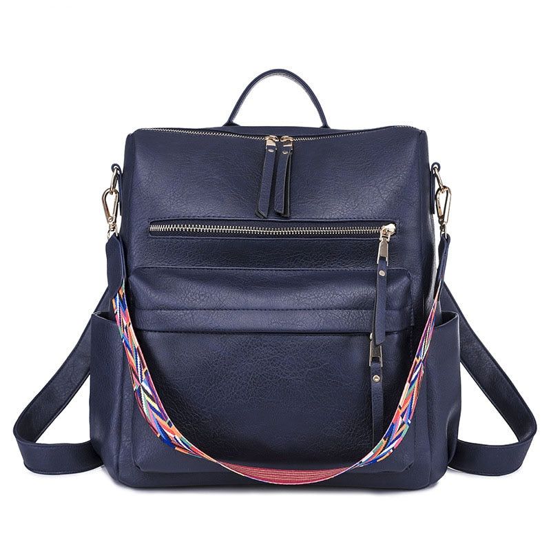 XA529H Leather Cool Backpacks: Students School & Multifunction Travel Bags