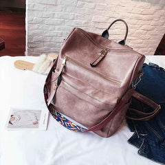 XA529H Leather Cool Backpacks: Students School & Multifunction Travel Bags